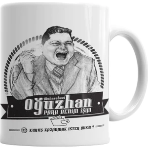 Baskı Dükkanı Kardeş Payı Muhasebeci Oğuzhan Kupa Bardak Porselen