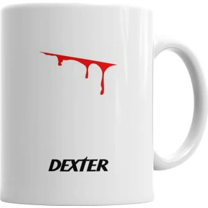 Baskı Dükkanı Dexter Kan Kupa Bardak Porselen