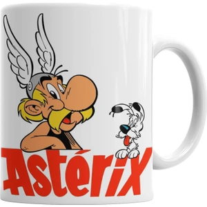 Baskı Dükkanı Asterix Kupa Bardak Porselen