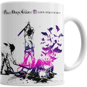 Baskı Dükkanı Three Days Grace Korn Godsmack Deftones Linkin Park Kupa