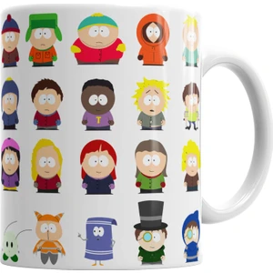 Baskı Dükkanı South Park Kupa Bardak Porselen