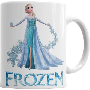 Baskı Dükkanı Frozen Elsa Kupa Bardak Porselen