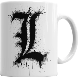 Baskı Dükkanı Death Note L Kupa Bardak Porselen