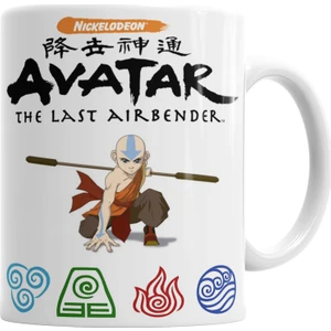 Baskı Dükkanı Avatar Anime Element Fire Water Earth Thunder Wind Kupa Bardak
