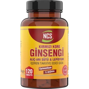 Korean Red Ginseng 120 Tablet Alıç Arı Sütü L Arginin Erkeklere Özel Formül