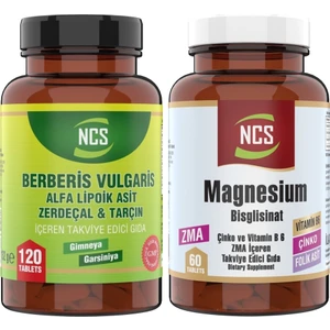 Berberis Vulgaris 120 Tablet + Magnezyum Bsgilisinat 60 Tablet