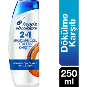 Head & Shoulders 2'si 1 Arada Şampuan Erkeklere Özel Saç Dökümelerine Karşı 250 ml