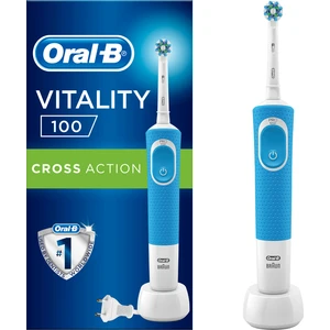Vitality 100 Cross Action Mavi Şarjlı Diş Fırçası