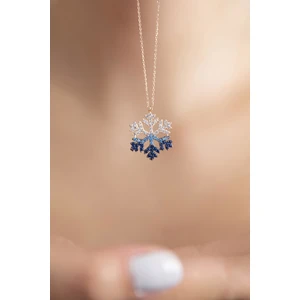 Elika Silver Kar Tanesi Kolye 925 Ayar Gümüş Kolye