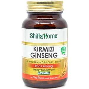 Shiffa Home Kırmızı Ginseng (Red Ginseng)  850 mg 60 Kapsül