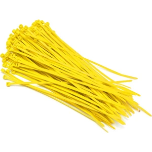 Gwest Sarı Kablo Bağı Plastik Cırt Kelepçe 3.6X150Mm 100 Adet Sarı 3.6X150 Mm