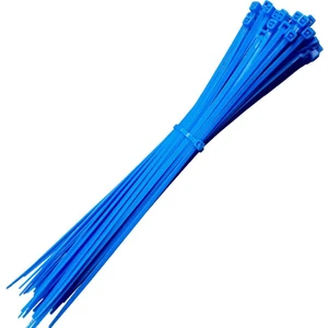 Gwest Mavi Kablo Bağı Plastik Cırt Kelepçe 3.6X200Mm 100 Adet Mavi 3.6X200 Mm