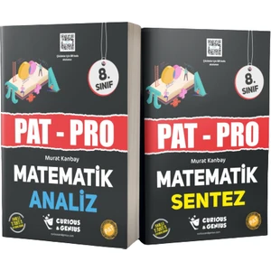 Curious & Genius 8. Sınıf Pat-Pro Matematik Seti (Analiz – Sentez)