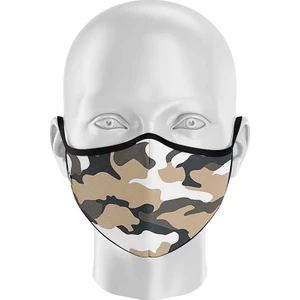 Unisex Yıkanabilir Kumaş Maske Kamuflaj
