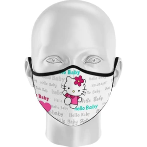 Çocuk Yıkanabilir Kumaş Maske Hello Baby