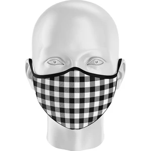 Unisex Yıkanabilir Kumaş Maske Pötikareli