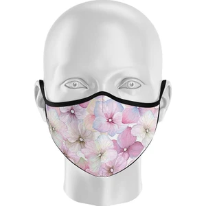 Bayan Yıkanabilir Kumaş Maske Petunya