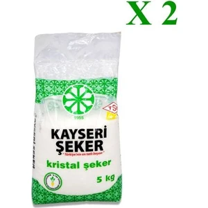 Kayseri Kristal Toz Şeker 2 x - 5kg