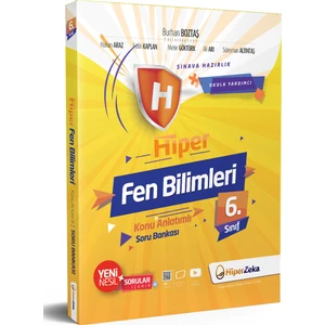 Hiper Zeka Yayınları 6. Sınıf Hiper Fen Bilimleri Konu Anlatımlı & Soru Bankası