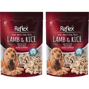 Semı-Moıst Kuzulu & Pirinçli Mini Kemik Köpek Ödül 150grX2