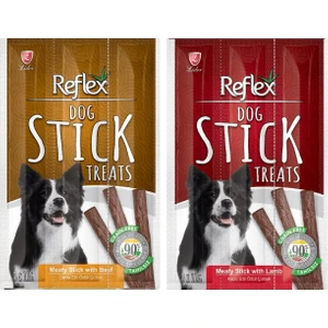 Dog Stick Kuzulu + Dana Etli Tahılsız Köpek Ödül 11 gr x 9