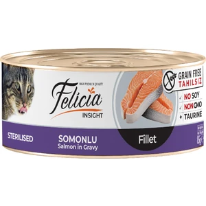 Tahılsız Sterilised Somonlu Fileto Kedi Konservesi 85 gr