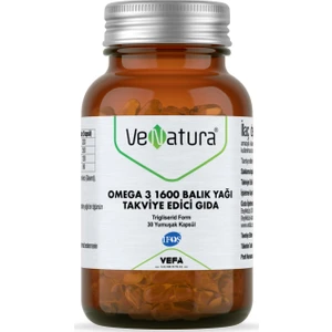 Omega 3 Balık Yağı 1600 mg 30 Yumuşak Kapsül