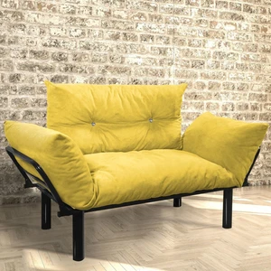 Evdemo Ada İkili Koltuk Kanepe Sari