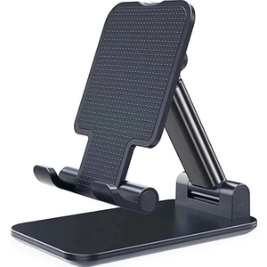 Masaüstü Katlanabilir Telefon Tutucu Stand Siyah