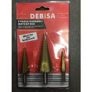Debisa 3 Parça Kademeli Matkap Ucu