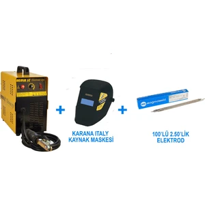 250 Amper Bakır Sargılı Kaynak Makinası Karona İtaly Kaynak Maskesi