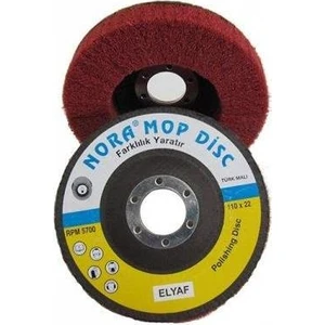 Nora Keçe Mop Disk Zımpara 115X22 Elyaf Yüksek Kalite