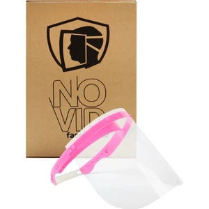 Novid Yüz Koruyucu Siperlik Yedekli Pembe