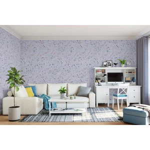 Canlı Sıva  İpek Sıva  Dekoratif Sıva Elegance 02 Beyaz Zemin Gökkuşağı Desen