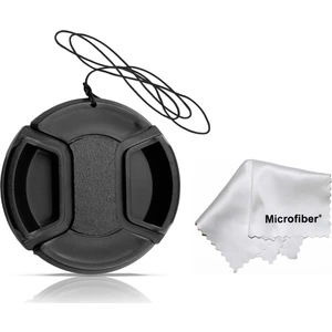 - 37mm Filtre Çapına Sahip Lensler İçin Lens Objektif Kapağı Kapak Bağcıklı