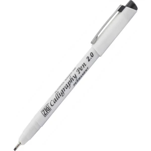 PCA-210 Kaligrafi Kalemi Parmanent 2.0 mm Siyah