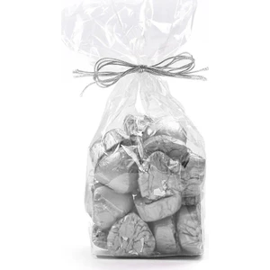Melodi Gümüş Yaldızlı Mini Kalp Antep Fıstıklı Sütlü Çikolata 500 gr