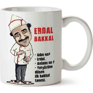 Art Hediye Erdal Bakkal Konuşma Kupa Bardak