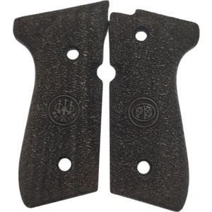 Beretta F92 Lazer Kesim Ceviz Ağacı Ahşap Kabze Model 4