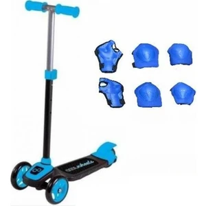 Cool Wheels 3 Tekerlekli Yükseklik Ayarlı Twist Çocuk Scooter + Koruyucu Set