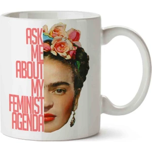 Art Hediye Frida Kahlo Ask Me Kupa Bardak