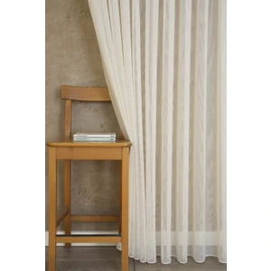 Pamuk Dokulu Tül Krem 1-2,5 Orta Sık Pile 100 x 260 cm