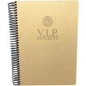 1081 V.i.p. Sert Kapak A4 Çizgili Defter Hardal