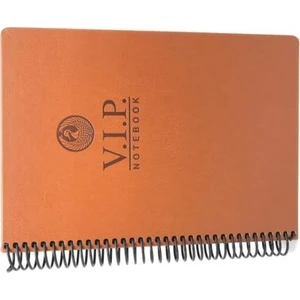 1081 V.i.p. Sert Kapak A4 Çizgili Defter Kahve