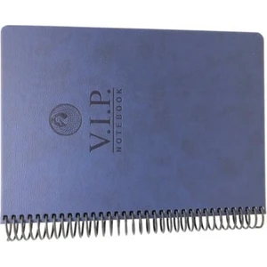 1081 V.i.p. Sert Kapak A4 Çizgili Defter Lacivert