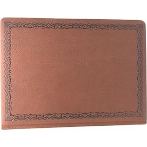 2227 Şeref Defteri 160 Yap. 20 x 28 cm Kahverengi