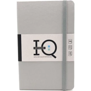 3943 Iq Notebook Çiz. 120 Yap. 13 x 21 cm Gri