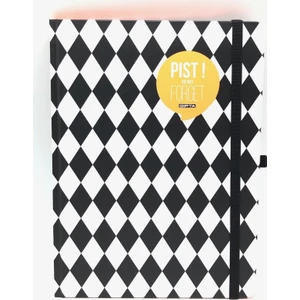 6846 Pist Çiz. Dama Defter 120 Yaprak 17 x 24 cm Pembe