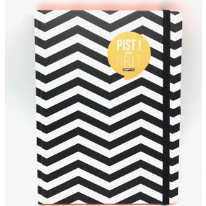 6846 Pist Çiz. Zikzak Defter 120 Yaprak 17 x 24 cm Yeşil