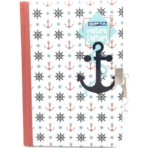Ip Dikişli Sert Kapak 120 Yaprak Hatıra Defteri Denizci 14 x 20 cm